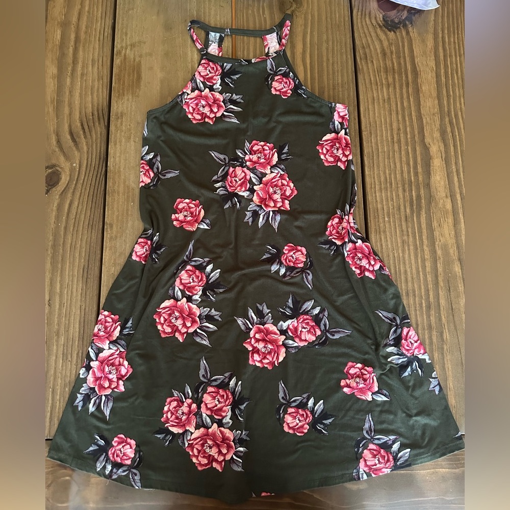 Nine Britton XS floral green dress